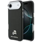 Husa pentru iPhone 17 Air, Karl Lagerfeld Hardcase Leather K&C Head Pin MagSafe (KLHMP17M6PFKCLK), negru