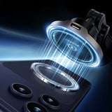 Suport auto Yesido cu Incarcare Wireless (C317), pentru Bord / Grila ventilatie, N52 Magnets, 15W, Type-C, negru