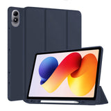 Husa tableta pentru Xiaomi Redmi Pad 2 Pro, Techsuit Flex Trifold (cu Pencil Holder), bleumarin