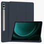 Husa tableta pentru Samsung Galaxy Tab S9 FE Plus, Techsuit Flex Trifold (cu Pencil Holder), bleumarin