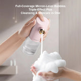 Deerma Electric Dispenser (CP01), Foam Machine, pentru Skincare, 1200mAh, 5W, 300ml, IPX6, USB Type-C, Roz