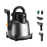 Deerma Steam Cleaner (BY700 S), 13000Pa, 1700W, High Temperature, 3 Modes, 5 Brush Heads, 6D Wash, Self-Cleaning, Negru