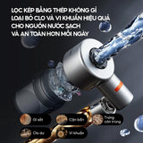 Deerma Faucet Water Filter (LT01), Dual Filtration, 2x Water Modes, Bacteria-Free, Air-phase Pressurized Flow, 720°, Gri