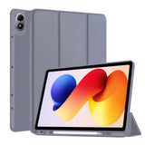 Husa tableta pentru Xiaomi Redmi Pad 2 Pro, Techsuit Flex Trifold (cu Pencil Holder), gri