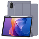 Husa tableta pentru Xiaomi Redmi Pad 2, Techsuit Flex Trifold (cu Pencil Holder), gri