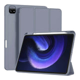 Husa tableta pentru Xiaomi Pad 6, Techsuit Flex Trifold (cu Pencil Holder), gri