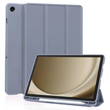 Husa tableta pentru Samsung Galaxy Tab A9 Plus, Techsuit Flex Trifold (cu Pencil Holder), gri