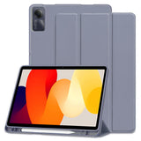 Husa tableta pentru Xiaomi Redmi Pad SE 11, Techsuit Flex Trifold (cu Pencil Holder), gri