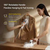 Deerma Handheld Garment Steamer (GT01), portabil, 180°C Steam, Ergonomic Handle, 1200W, 25000Pa, Ceramic Panel, Alb
