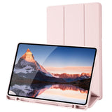 Husa tableta pentru Samsung Galaxy Tab S6 Lite 10.4 P610/P615, Techsuit Flex Trifold (cu Pencil Holder), gri