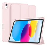 Husa tableta pentru iPad 10 (2022) 10.9, Techsuit Flex Trifold (cu Pencil Holder), gri