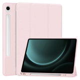 Husa tableta pentru Samsung Galaxy Tab S9, Techsuit Flex Trifold (cu Pencil Holder), gri