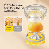 Deerma Electric Citrus Juicer (LC01), Cordless, portabil, Automatic Pulp Separation System, 1500mAh, 45W, BPA-Free, Alb