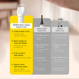 Deerma Eyelash Curler (JM01), Bionic, Smart 3-Level Heat Control, 400mAh, 2W, Safe Color-Changing Silicone, Alb