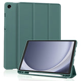 Husa tableta pentru Samsung Galaxy Tab A9, Techsuit Flex Trifold (cu Pencil Holder), gri
