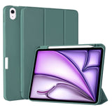 Husa tableta pentru iPad Air 11 (2024), Techsuit Flex Trifold (cu Pencil Holder), gri