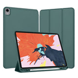Husa tableta pentru iPad Pro 12.9 2021, Techsuit Flex Trifold (cu Pencil Holder), gri