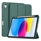 Husa tableta pentru iPad 10 (2022) 10.9, Techsuit Flex Trifold (cu Pencil Holder), gri