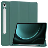 Husa tableta pentru Samsung Galaxy Tab S9 FE, Techsuit Flex Trifold (cu Pencil Holder), negru