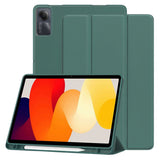Husa tableta pentru Xiaomi Redmi Pad SE 11, Techsuit Flex Trifold (cu Pencil Holder), gri