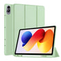 Husa tableta pentru Xiaomi Redmi Pad 2 Pro, Techsuit Flex Trifold (cu Pencil Holder), verde deschis