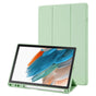 Husa tableta pentru Samsung Galaxy Tab A8 10.5 (2021), Techsuit Flex Trifold (cu Pencil Holder), verde deschis