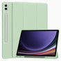 Husa tableta pentru Samsung Galaxy Tab S9 Plus, Techsuit Flex Trifold (cu Pencil Holder), verde deschis