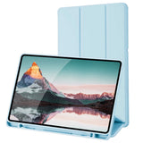 Husa tableta pentru Samsung Galaxy Tab S6 Lite 10.4 P610/P615, Techsuit Flex Trifold (cu Pencil Holder), bleu