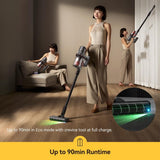 Aspirator Portabil Deerma Cordless Aspirator (T50W Station), 27000Pa, 600W, 2500mAh, Hepa, Cyclone Technology