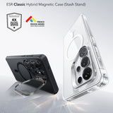 Husa pentru Samsung Galaxy S26 Ultra, ESR Classic Hybrid HaloLock Kickstand, negru frost