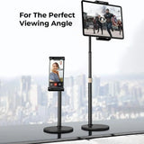 Suport de birou Lisen birou (YL0420050002), pentru iPad, Phone, Consol, Ajustable, Stable, Aluminium Alloy, 4.7, negru