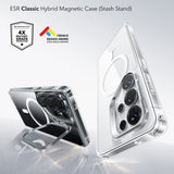 Husa pentru Samsung Galaxy S26 Ultra, ESR Classic Hybrid HaloLock Kickstand, negru/transparenta