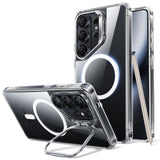 Husa pentru Samsung Galaxy S26 Ultra, ESR Classic Hybrid HaloLock Kickstand, negru/transparenta