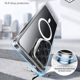 Husa pentru Samsung Galaxy S26 Ultra, ESR Classic Hybrid HaloLock Kickstand, negru/transparenta