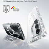 Husa pentru Samsung Galaxy S26, ESR Classic Hybrid HaloLock Kickstand, transparenta
