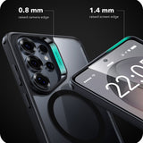 Husa pentru Samsung Galaxy S26 Ultra, ESR Classic Hybrid HaloLock, negru/transparenta