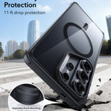 Husa pentru Samsung Galaxy S26 Ultra, ESR Classic Hybrid HaloLock, negru/transparenta