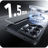 Husa pentru Samsung Galaxy S26 Ultra, ESR Classic Hybrid HaloLock, negru/transparenta