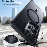 Husa pentru Samsung Galaxy S26 Ultra, ESR Classic Hybrid HaloLock, negru frost