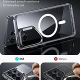 Husa pentru Samsung Galaxy S26 Ultra, ESR Classic Hybrid HaloLock, negru/transparenta