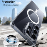 Husa pentru Samsung Galaxy S26 Ultra, ESR Classic Hybrid HaloLock, negru/transparenta
