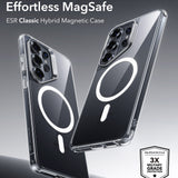 Husa pentru Samsung Galaxy S26 Ultra, ESR Classic Hybrid HaloLock, negru/transparenta