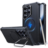 Husa pentru Samsung Galaxy S26 Ultra, ESR Cyber Armor Kickstand, albastru