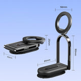 Suport auto UGREEN LP924 (65186), MagSafe, pentru Bord, Pliabil, 360°, Secure Hold, Detasabil Base, negru