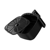 Deerma Air Fryer (KZ150W), 8L Bowl Capacity, 1700W, 65°C-200°C, Timer, 8 Programs, 3D Hot Air Convection, Touch, Negru