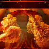 Deerma Air Fryer (KZ30W), 3L Bowl Capacity, 1200W, 360° Hot Air Circulation, 7 Programs, Timer, Oil-Free Cooking, Auriu