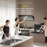 Deerma Handheld Steam Cleaner (ZQ01), Eliminates Bacteria 99,99%, 1300W, 100°, 36g/min Steam Flow, Brush Attachments, Alb