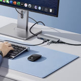 Hub USB Acefast Hub 4 in 1 (J17), 4 x USB3.0, 5Gbps, Plug & Play, Aluminum Alloy, 5V/3A, USB Cable, 1m, gri