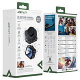 Acefast Action Camera (X1), 4K, 20MP, WiFi, EIS Stabilization, 2.1” Touchscreen, IPX8 21m Waterproof, Negru