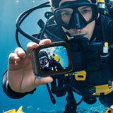 Acefast Action Camera (X1), 4K, 20MP, WiFi, EIS Stabilization, 2.1” Touchscreen, IPX8 21m Waterproof, Negru